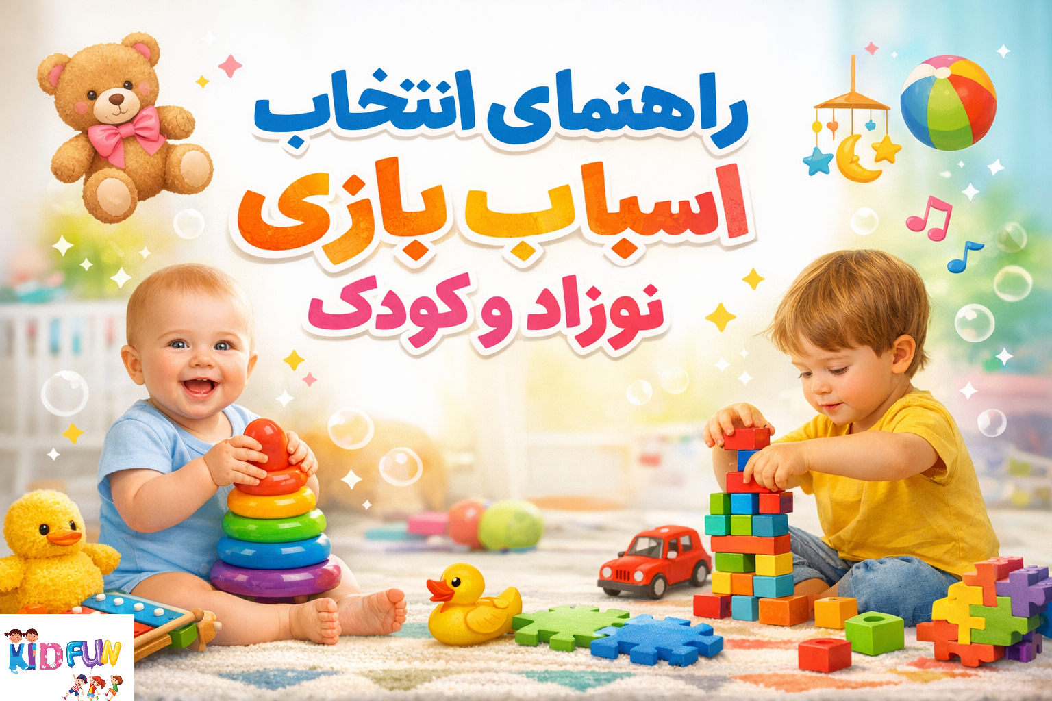 راهنمای انتخاب اسباب بازی نوزاد و کودک
